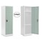 Adiroffice 15 in W, 15 in D, 48 in H, Steel ADI629-01-MGRN-PKG-2 - alternate 1